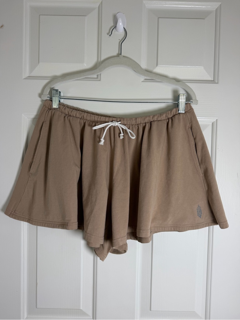 FP Movement by Free People Taupe Drawstring Skort